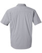 HUK Men's Creekbed Short Sleeve Shirt night owl OFBack