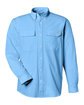 HUK Men's Creekbed Long Sleeve Shirt marolina blue OFFront