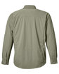 HUK Men's Creekbed Long Sleeve Shirt moss OFBack