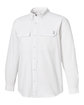 HUK Men's Creekbed Long Sleeve Shirt white OFQrt