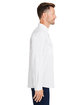 HUK Men's Creekbed Long Sleeve Shirt white ModelSide