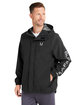 HUK Men's Storm Rain Jacket black ModelQrt