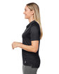 HUK Ladies' Lopro Solid Performance Polo black ModelSide