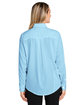 HUK Ladies' Tide Point Long Sleeve Shirt crystal blue ModelBack