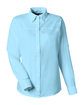 HUK Ladies' Tide Point Long Sleeve Shirt crystal blue OFFront