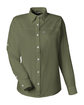 HUK Ladies' Tide Point Long Sleeve Shirt moss OFFront