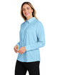 HUK Ladies' Tide Point Long Sleeve Shirt crystal blue ModelQrt