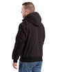 Berne Men's Modern Hooded Jacket black ModelBack