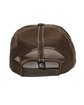 Outdoor Cap Unstructured Mesh Back Hat brown ModelBack