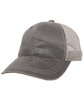 Outdoor Cap Unstructured Mesh Back Hat charcoal/ lt gry ModelQrt