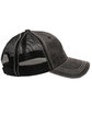 Outdoor Cap Unstructured Mesh Back Hat black ModelSide