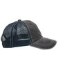 Outdoor Cap Unstructured Mesh Back Hat navy ModelSide