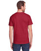 Fruit of the Loom Adult ICONIC T-Shirt peppered red hth ModelBack
