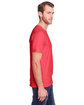 Fruit of the Loom Adult ICONIC T-Shirt fiery red hthr ModelSide