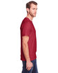 Fruit of the Loom Adult ICONIC T-Shirt peppered red hth ModelSide