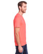 Fruit of the Loom Adult ICONIC T-Shirt sunset coral ModelSide