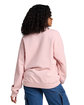 Jerzees Unisex Ultimate CVC Ring-Spun Sweatshirt blush pink ModelBack