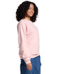 Jerzees Unisex Ultimate CVC Ring-Spun Sweatshirt blush pink ModelSide