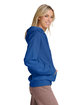 Jerzees Unisex Ultimate CVC Ring-Spun Hooded Sweatshirt royal ModelSide