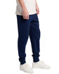 Jerzees Unisex Ultimate CVC Ring-Spun Pocket Jogger Sweatpant j navy ModelSide