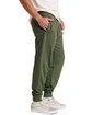 Jerzees Unisex Ultimate CVC Ring-Spun Pocket Jogger Sweatpant military grn hth ModelSide