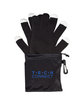 Prime Line Touchscreen-Friendly Gloves In Pouch black DecoFront