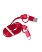 Prime Line XL Multi Charging Cable In Storage Case red ModelQrt