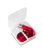 Prime Line XL Multi Charging Cable In Storage Case red ModelSide