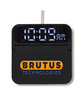 Prime Line Foldable Alarm Clock & Wireless Charger black DecoFront