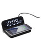 Prime Line Foldable Alarm Clock & Wireless Charger black DecoQrt