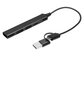 Prime Line USB-C Hub Adapter black ModelQrt