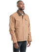 Berne Unisex Vintage Washed Sherpa-Lined Work Jacket brown duck ModelSide