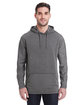 J America Adult Omega Stretch Hooded Sweatshirt  