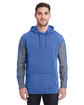 J America Adult Omega Stretch Hooded Sweatshirt  