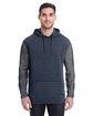 J America Adult Omega Stretch Hooded Sweatshirt  