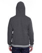 J America Adult Relay Hooded Sweatshirt  ModelBack