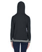 J America Ladies' Relay Hooded Sweatshirt  ModelBack