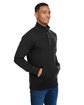 J America Ripple Fleece Snap Pullover black ModelQrt