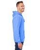 J America Adult Premium Fleece Pullover Hooded Sweatshirt carolina blue ModelSide