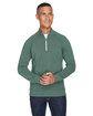 J America Adult Triblend Fleece Quarter-Zip  