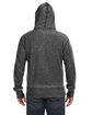 J America Adult Vintage Zen Full-Zip Fleece Hooded Sweatshirt twisted black ModelBack