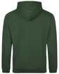 Just Hoods By AWDis Men's Midweight College Hooded Sweatshirt bottle green ModelBack