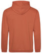 Just Hoods By AWDis Men's Midweight College Hooded Sweatshirt burnt orange ModelBack