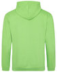 Just Hoods By AWDis Men's Midweight College Hooded Sweatshirt lime green ModelBack