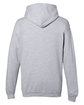Just Hoods By AWDis Men's Midweight College Hooded Sweatshirt heather grey ModelBack