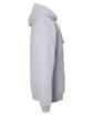 Just Hoods By AWDis Men's Midweight College Hooded Sweatshirt heather grey ModelSide