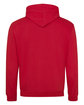 Just Hoods By AWDis Adult Midweight Varsity Contrast Hooded Sweatshirt fire rd/ arc wht ModelBack