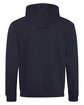 Just Hoods By AWDis Adult Midweight Varsity Contrast Hooded Sweatshirt frn nvy/ sky blu ModelBack