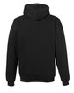 Just Hoods By AWDis Adult Midweight Varsity Contrast Hooded Sweatshirt jet blk/ fire rd ModelBack