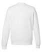 Just Hoods By AWDis Adult Midweight College Crewneck Sweatshirt arctic white ModelBack